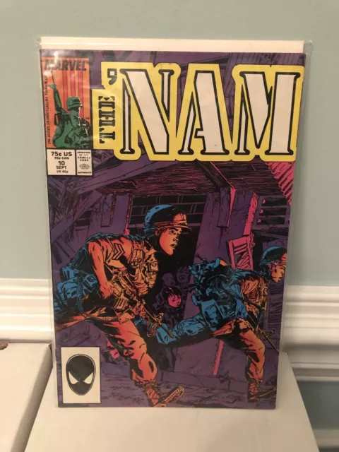 The 'Nam #10 (1987) Marvel Comics Doug Murray Amazing Michael Golden Art