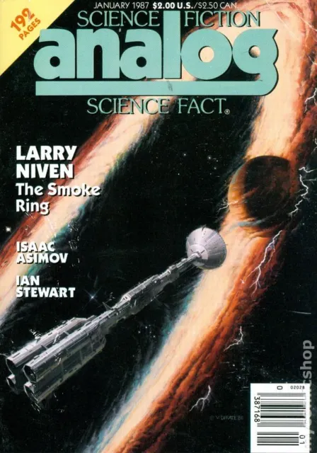 Analog Science Fiction/Science Fact Vol. 107 #1 VG 4.0 1987 Stock Image