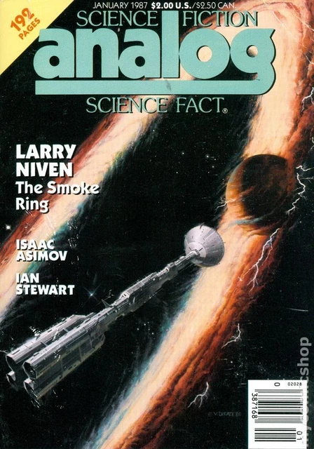Analog Science Fiction/Science Fact Vol. 107 #1 VG 4.0 1987 Stock Image
