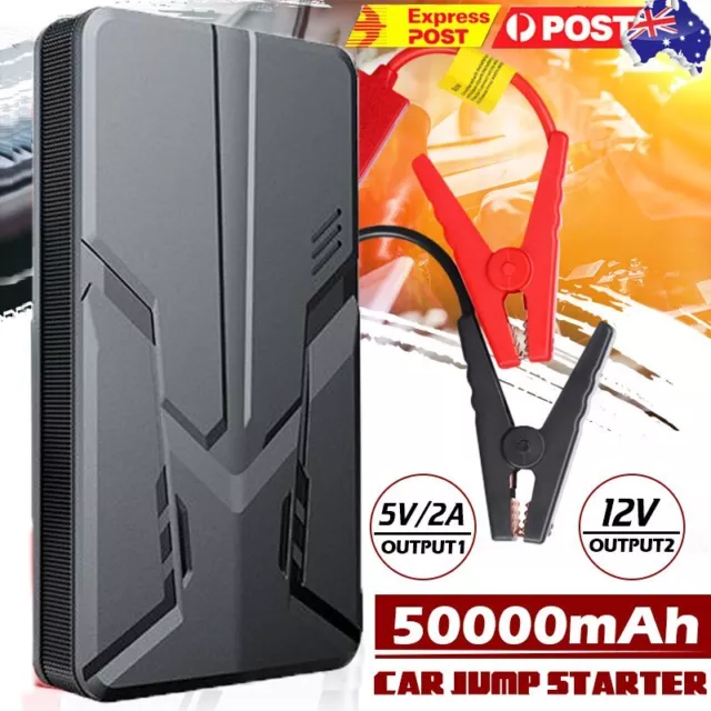 50000mAh Car Jump Starter Jumper Pack Start Battery Charger Power Bank Booster