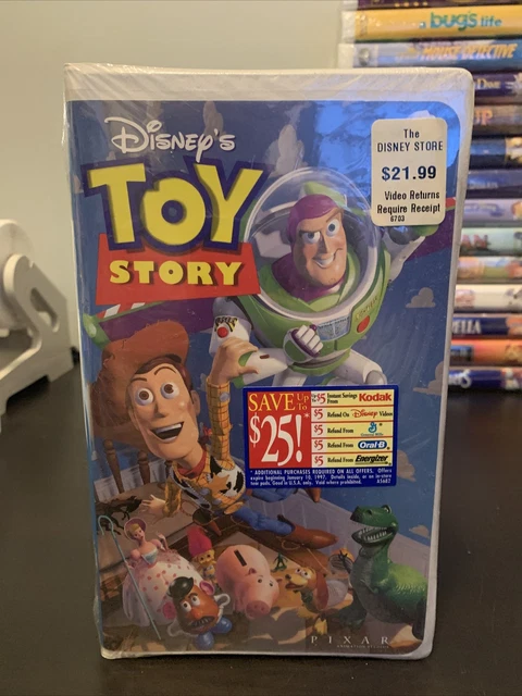 Toy Story (VHS,1996) Walt Disney Pixar Collectible NEW FACTORY SEALED