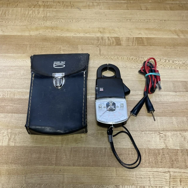 Vintage Sperry Snap 5 SR50 Volt Ampmeter A.W. Sperry Instruments Inc New York
