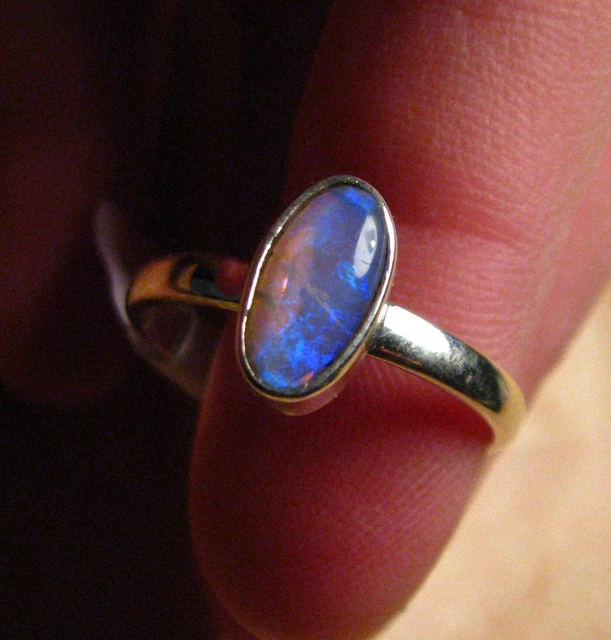 Bague Opale Coober Pedy Australie - Taille 55 - Neuf Sans Emballage - Idée Cadeau Lithothérapie
