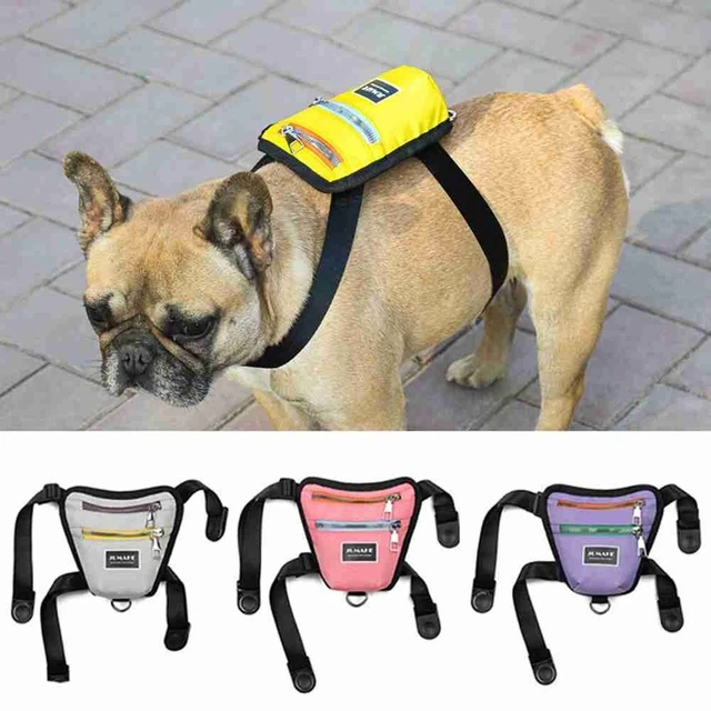 Sac à snack pour animaux de compagnie Chien Accessoires Sac à dos auto chien