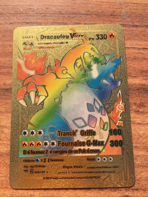 CARTE POKEMON METAL Or Gold Dracaufeu PV330 Fran ais EUR 4 99 carte-pokemon-metal-or-gold-dracaufeu-pv330-fran-ais-eur-4-99