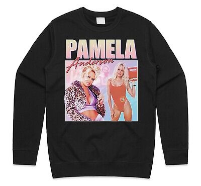 Pamela Anderson Homage Jumper Sweatshirt Retro 80s 90s Vintage Gift