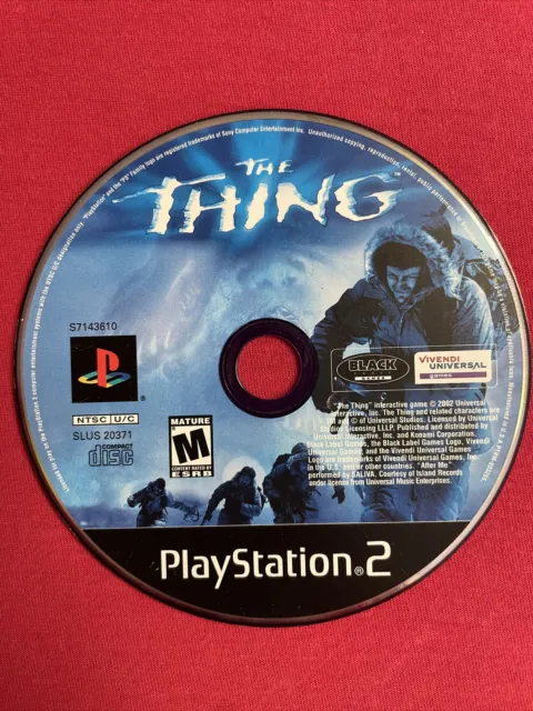 The Thing (Sony PlayStation 2, 2002) - Disc Only - Horror