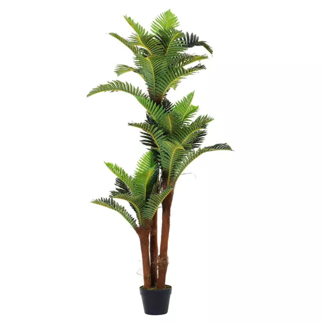 Large Artificial Palm Tree Realistic Fake Tropical Potted Plant Indoor Outdoor