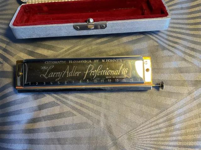 HARMONICA CHROMATIC HOHNER de LARRY ADLER PROFESSIONEL 16  7574/64 M 3