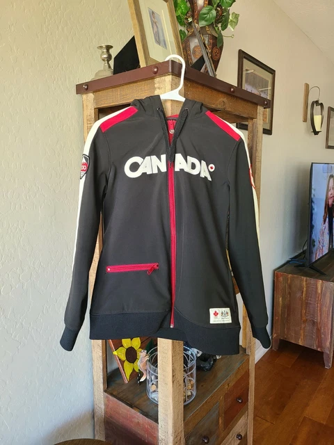 Hudson's Bay Women's Canada 2010 Olympics Soft Shell Zip Jacket - Size M