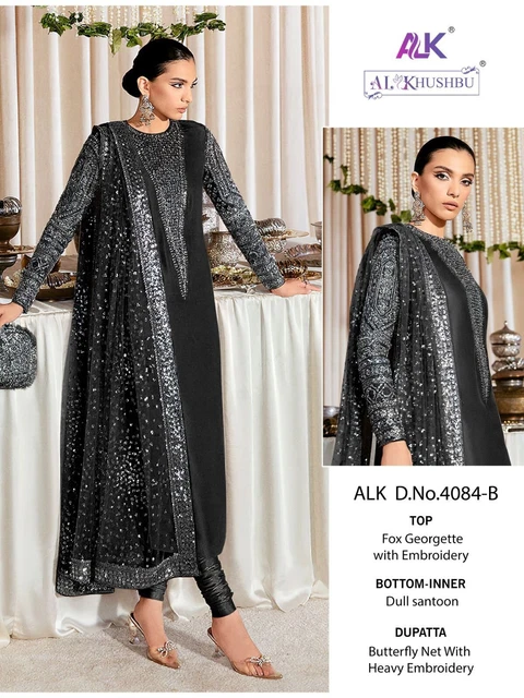 Pakistanais Designer Costume Robe Mariage Eid Collection Shalwar Plazzo Pantalon