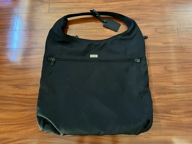 Wilsons Pelle Studio Garment Canvas Luggage Bag EUC ~38" x 22"
