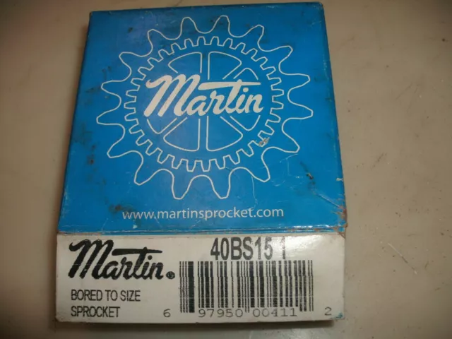 Martin 40Bs15 1 Bored To Size Sprocket