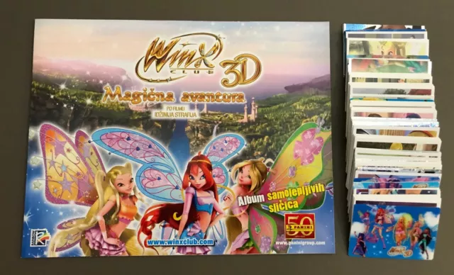 2010 Panini Winx 3D empty album and complete set