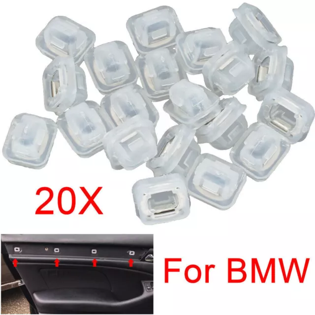 20 Pcs Interior Trim Moulding Clips Door Retainer for Bmw 3 Series E46 E90 E91