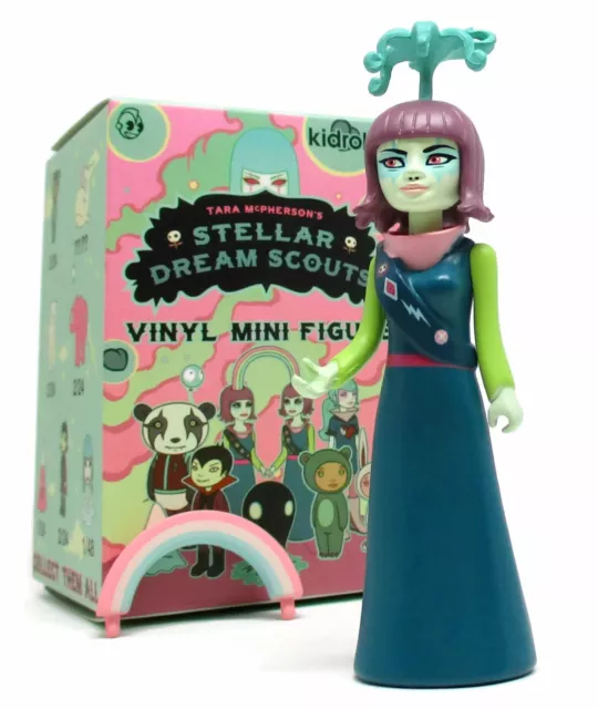 Kidrobot Tara McPherson STELLAR DREAM SCOUTS- BRAINBOW SCOUT EYE FLOWER Figure Kidrobot Tara McPherson STELLAR DREAM SCOUTS- BRAINBOW SCOUT EYE FLOWER Figure