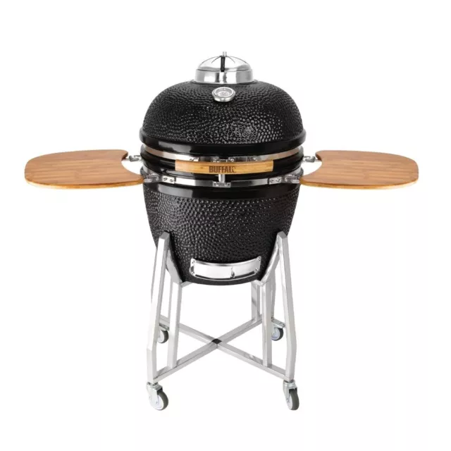 Buffalo Ceramic Kamado BBQ Grill - DR826  Portable Outdoor Catering Barbecue