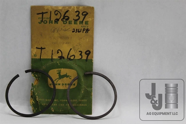 NOS JOHN DEERE T12639 Set of 2 POWER STEERING PISTON RINGS SEALING 2010 TRACTOR