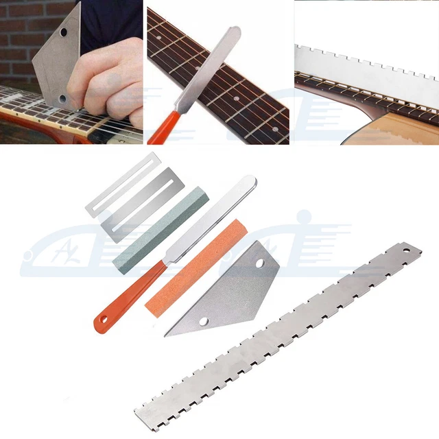 GUITAR FRET FILE Neck Straight Edge Sanding Block Fret Leveling Luthier
