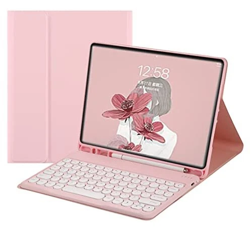 Color Keyboard Case for Samsung Galaxy Tab S8 Ultra 14.6 inch Tablet 2022 Key...