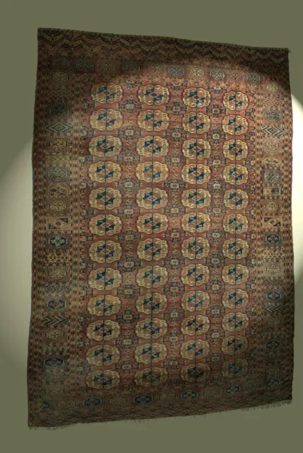 Antik Buchara Teppich Turkmenistan 18.Jh Hauptteppich 325x225 Tekke main carpet 2