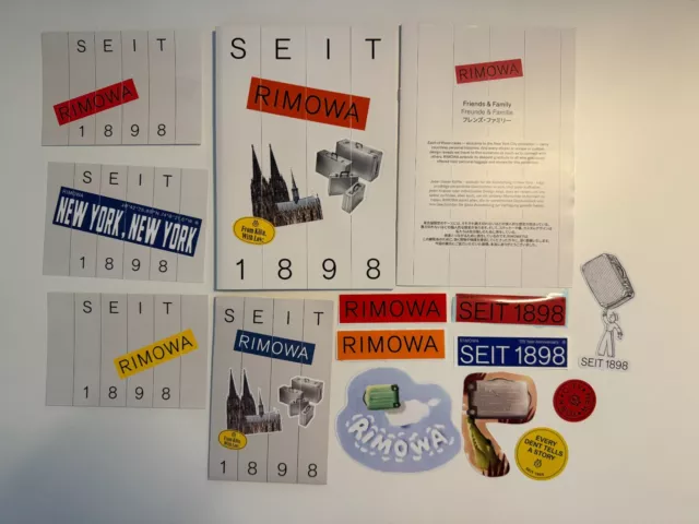 RIMOWA PARTS, 1 piece, Rimowa Stickers, different types, 4cm