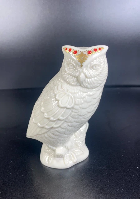 Lenox China Jewels Figurine - Owl - perched owl, 1992, 4 1/2"