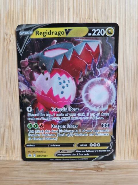 Pokémon TCG Regidrago V SWSH Black Star Promos SWSH281 Holo Promo