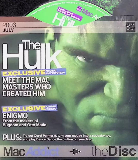 The Incredible Hulk PC Video Game Mac Interview With Creator MacADDICT July 2003