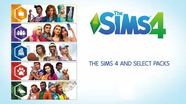 The Sims 4 All Expansion Packs Bundle Origin Global PC MAC New PAL Free UK P&P
