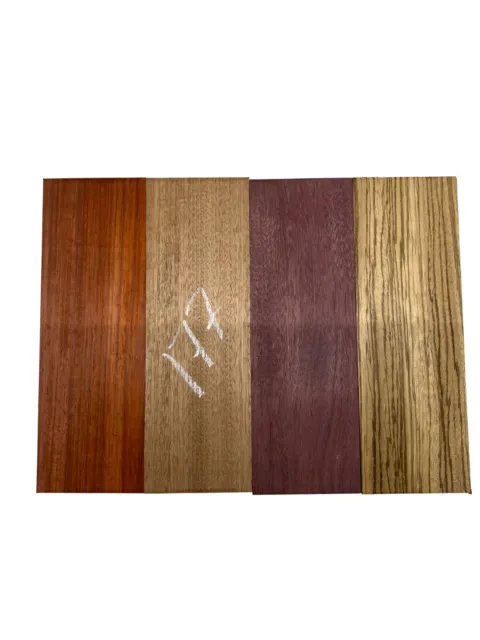 4 Pack, Multispecies Thin stock lumbers-Board Blocks 12 "x4"x3/4" #177