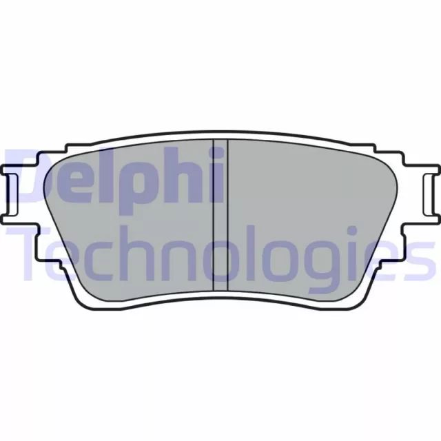 Delphi Lp3408 Bremsbeläge Satz Bremsklötze Scheibenbremse für Mitsubishi 17->