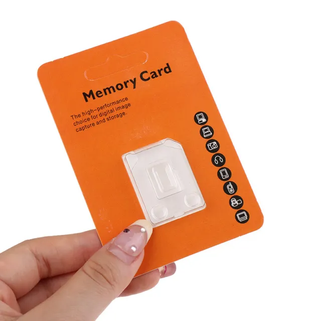 10 PIEZAS Carcasa de papel + Estuche para tarjeta de memoria de plástico Almacenamiento de tarjetas Micro TF para RetaJY