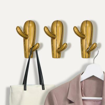 Hanging Metal Single Hook Clothes Hat Coat Robe Wall Door Hangers Hooks 3 Set