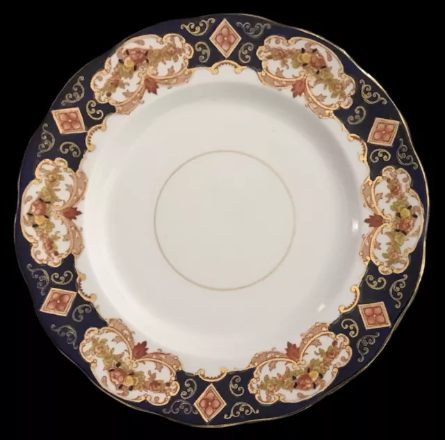 Royal Albert Derby~Dinner Plate(s) 10 1/4”~Heirloom~Cobalt Blue~Imari~Gold