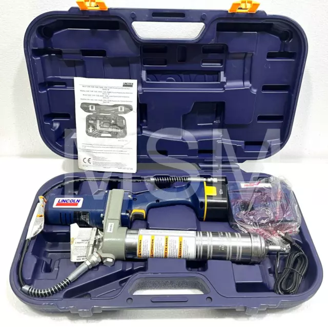 Lincoln Model 1200 PowerLuber Grease Gun - 12V - 6000 psi