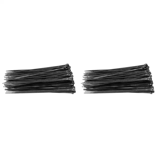 1000 PEZZI Fascette Nylon 4X200 Plastica Albero Ecologico Se W2A7