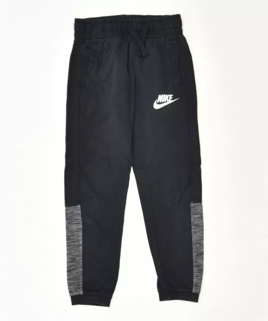 Pantaloni tuta Nike Ragazze 8-9 Anni Piccoli Cotone Nero Sport JG14