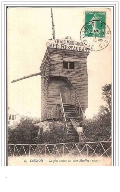 95.Sannois.le Plus Ancien Des Deux Moulins (1625).