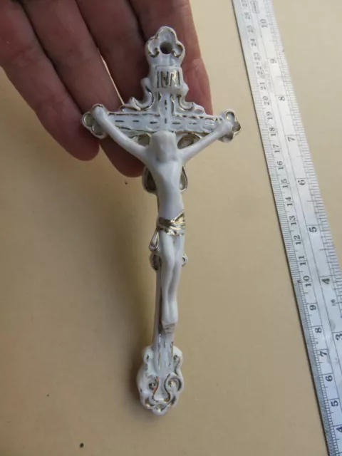 Old Antique China Crucifix Cross German ?