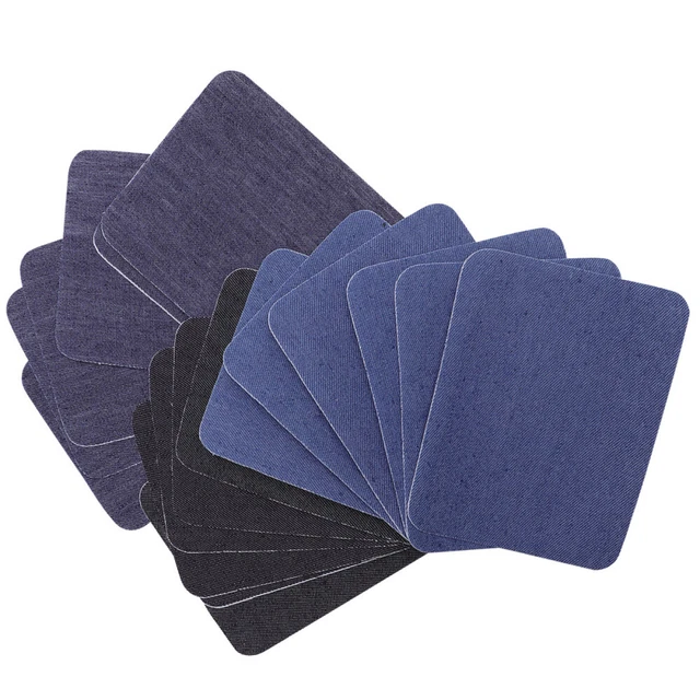 Patchs En Cuir Synthétique PU 20x30CM, Tissu Auto Adhésif Pour