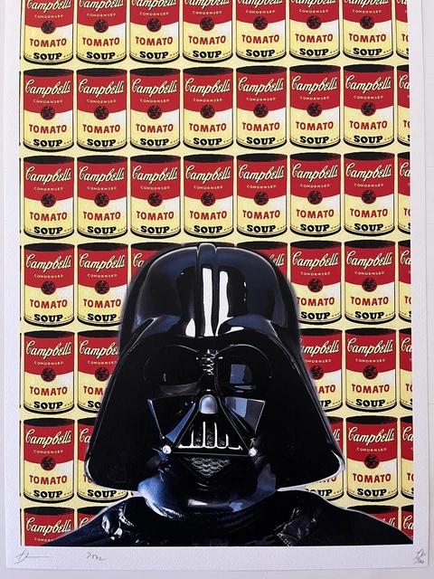 Lithographie Orignale de Death NYC « Dark Vador Soup » Numérotée ,Et Signée.