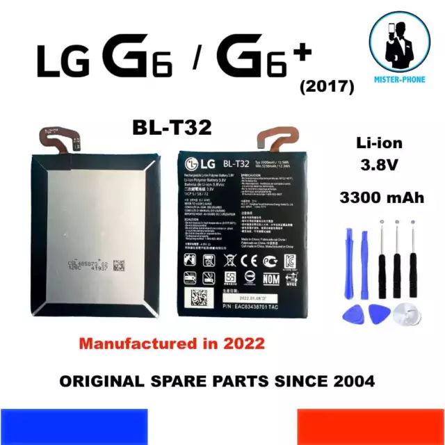 BATERIA DE ORIGEN OEM LG G6 G6+ BL-T32 3300mAh  H870 G600 US997 AS993 VS988