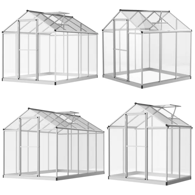 Stable Outdoor Walk-In Cold Frame Garden Greenhouse Planter