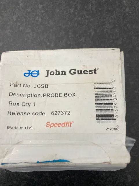 JG John Guest JGSB Speedfit Probe Box Brand New
