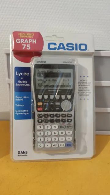 ★ Casio GRAPH 75 calculatrice graphique calculette lycée et études supérieures