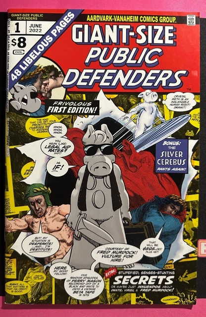 Giant Size Public Defenders #1 2022 One Shot Aardvark-Vanaheim Comics