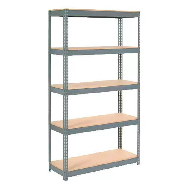 Global Industrial Extra Heavy Duty Shelving 48"W x 12"D x 72"H With 5 Shelves