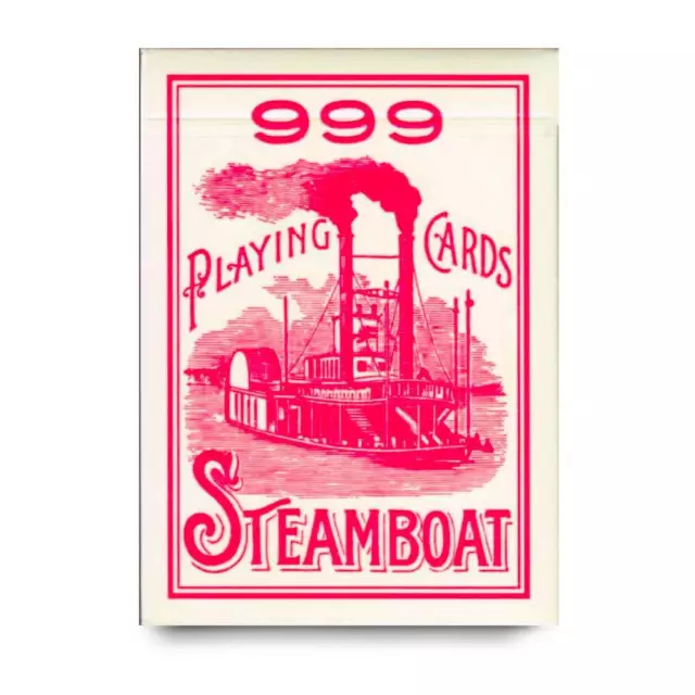 Steamboat Red Playing Cards