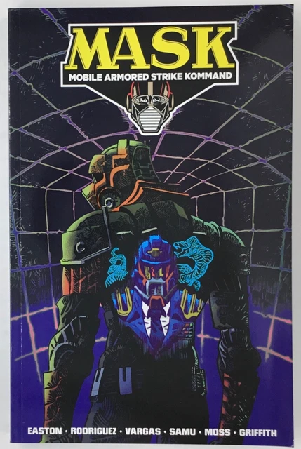 MASK MOBILE STRIKE KOMMAND Kenner Figures in a Novel TPB Book NEW CONDITION